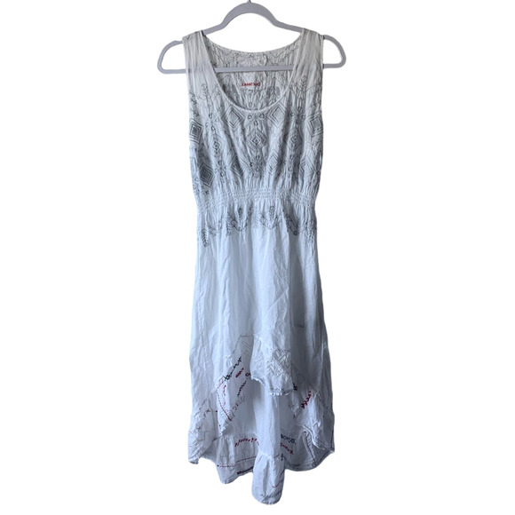 Johnny Was 3J Workshop Embroidered Tunic Tank Top, size Large - Picture 1 of 6